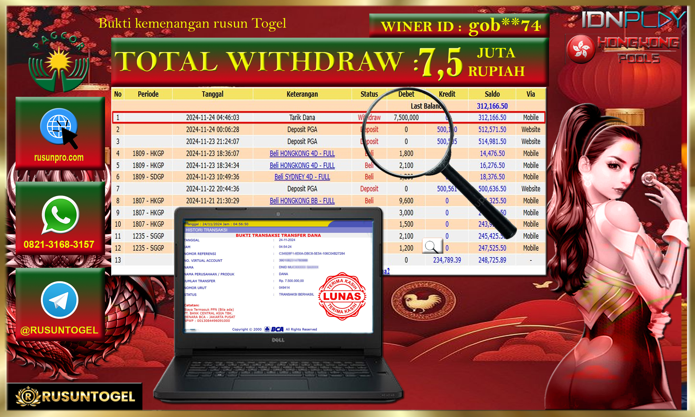 PREDIKSI RUSUNTOGEL