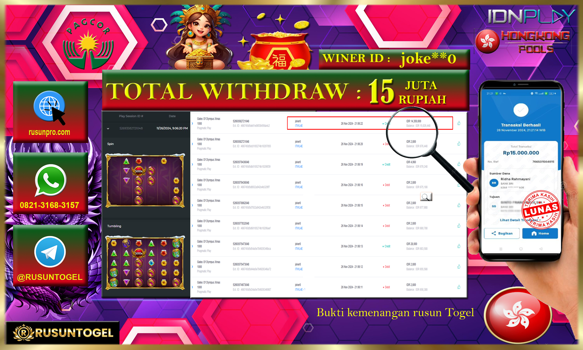 PREDIKSI RUSUNTOGEL