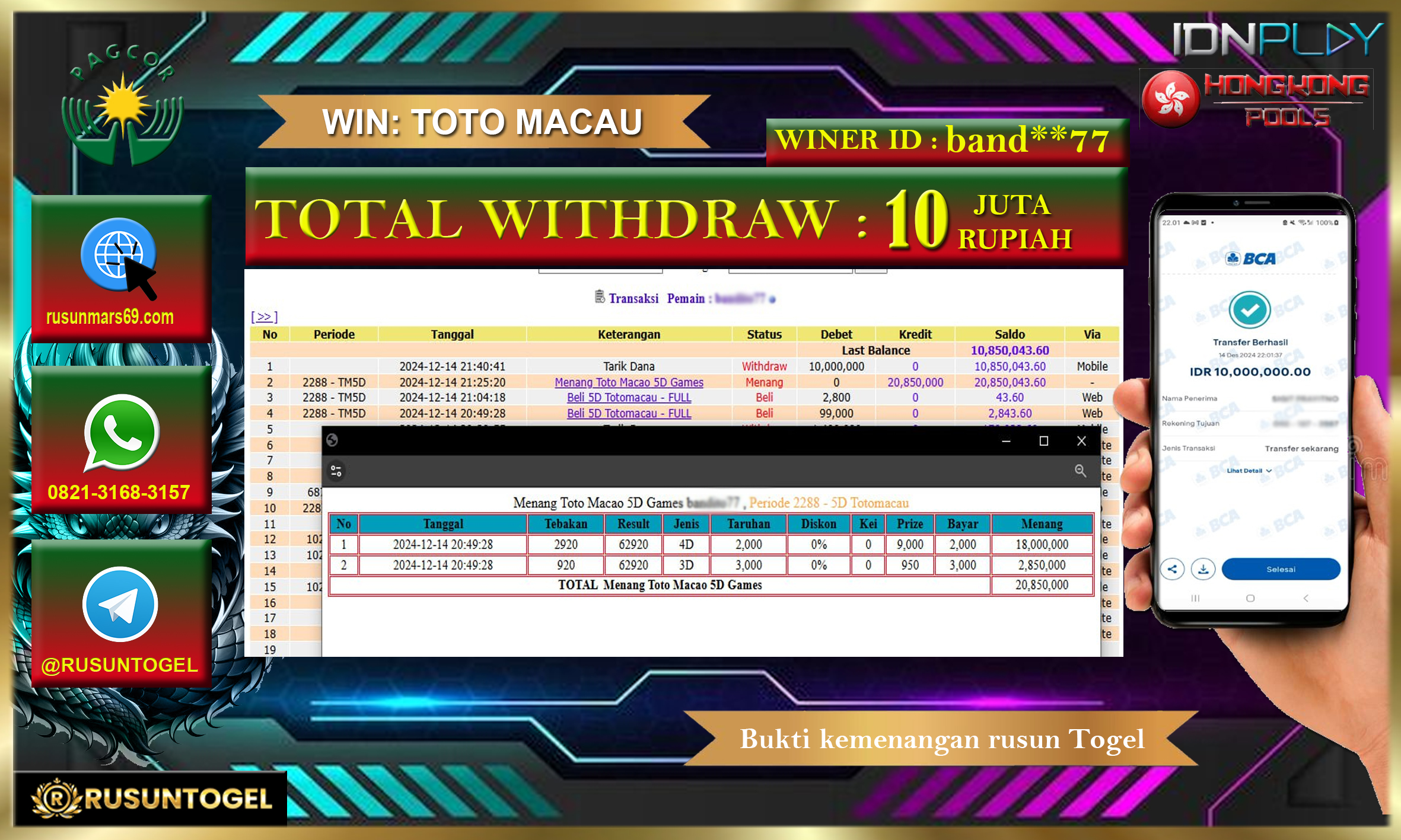 PREDIKSI RUSUNTOGEL