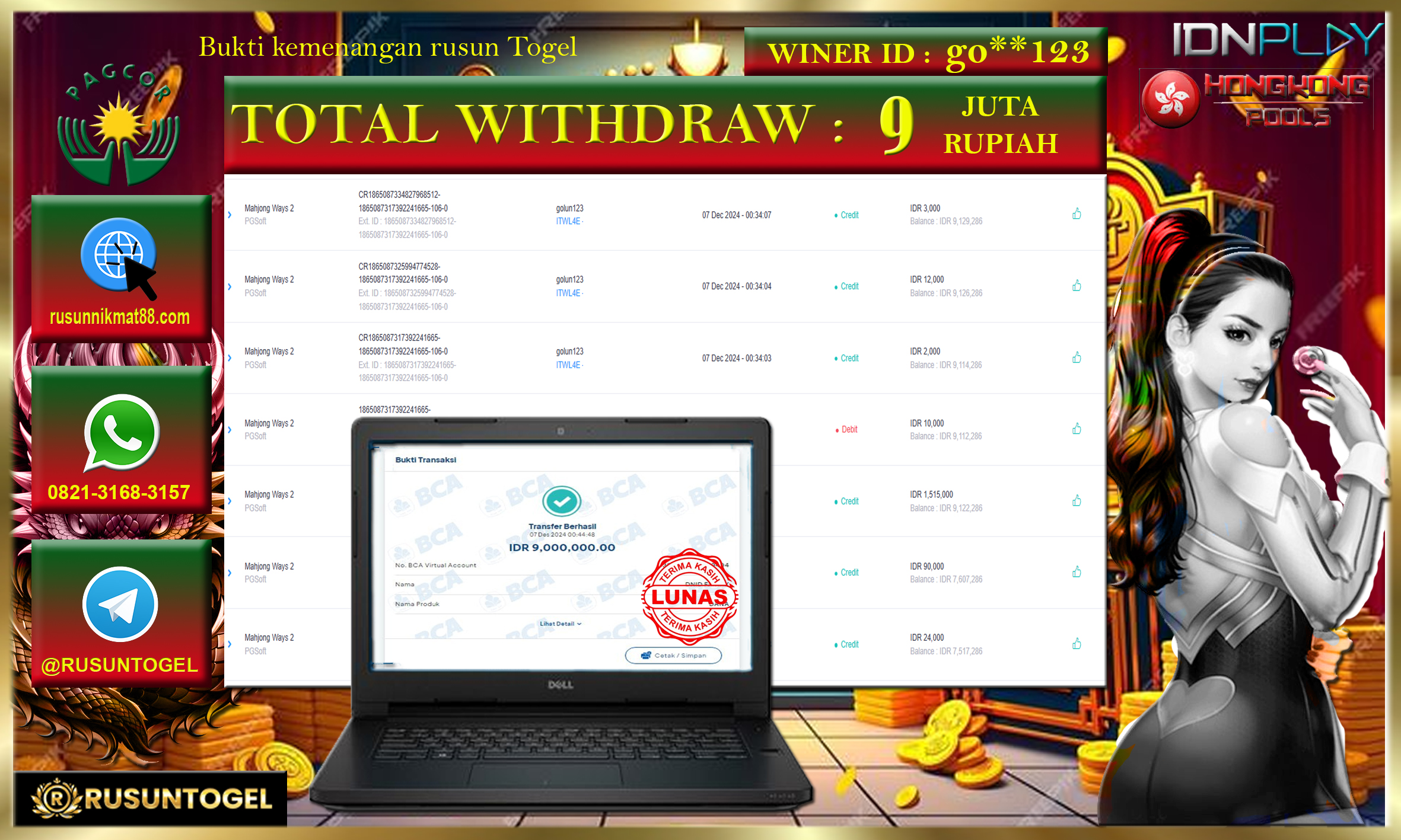 PREDIKSI RUSUNTOGEL